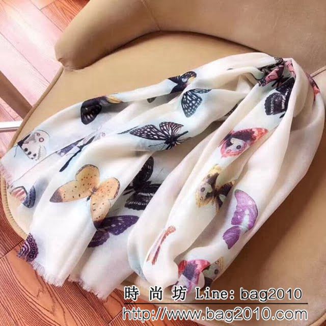GUCCI古馳2018年早春度假系列 羊絨長圍巾 LLWJ6690